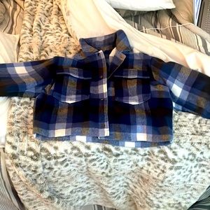 Thick Cropped Flannel